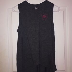 Grey Muscle Tee